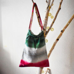 kimono ショルダーバッグ【pink/green】