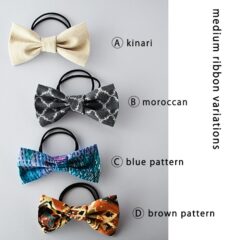 medium ribbon ヘアゴム