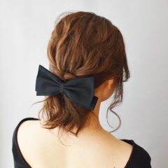 ヘアアクセサリーの撮影